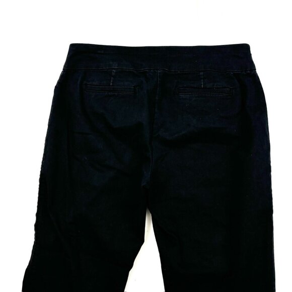 Croft & Barrow The Effortless Pull On Straight Women's size 14P Black Chino Pant - Picture 4 of 4